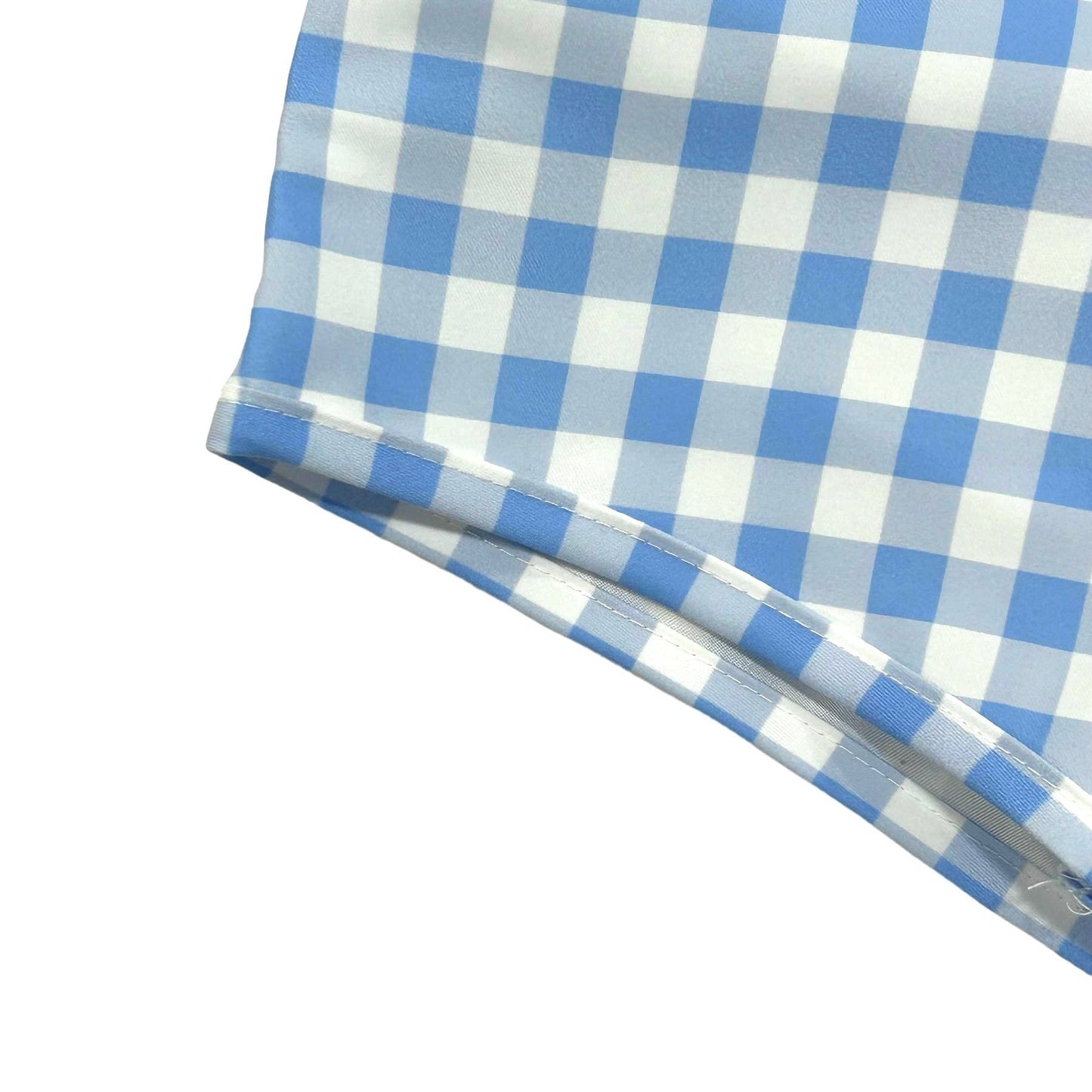 Boys Summer Swim Shorts - Blue Gingham