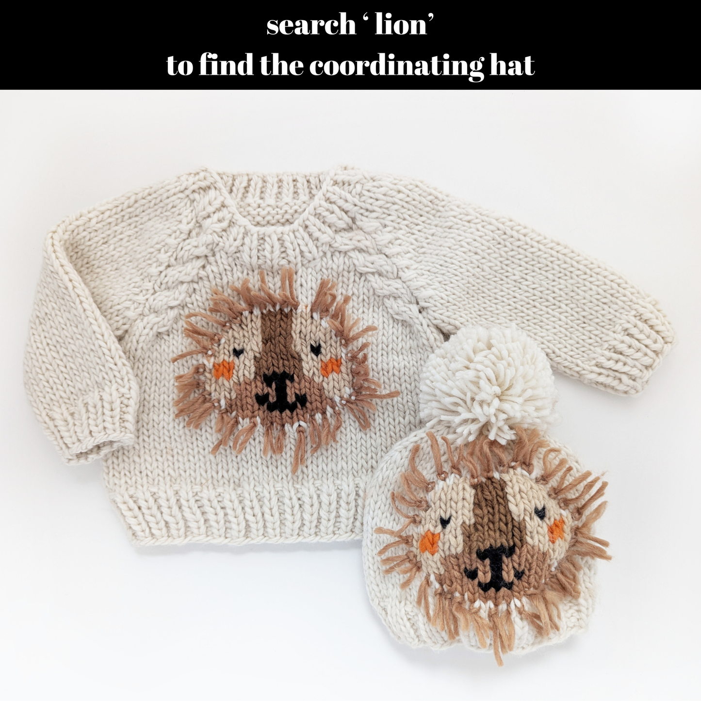 Lion Sweater for Baby & Toddler due July