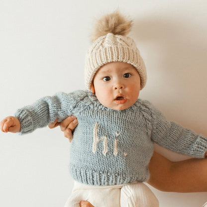 Hi. Surf Crew Neck Sweater Baby & Toddler