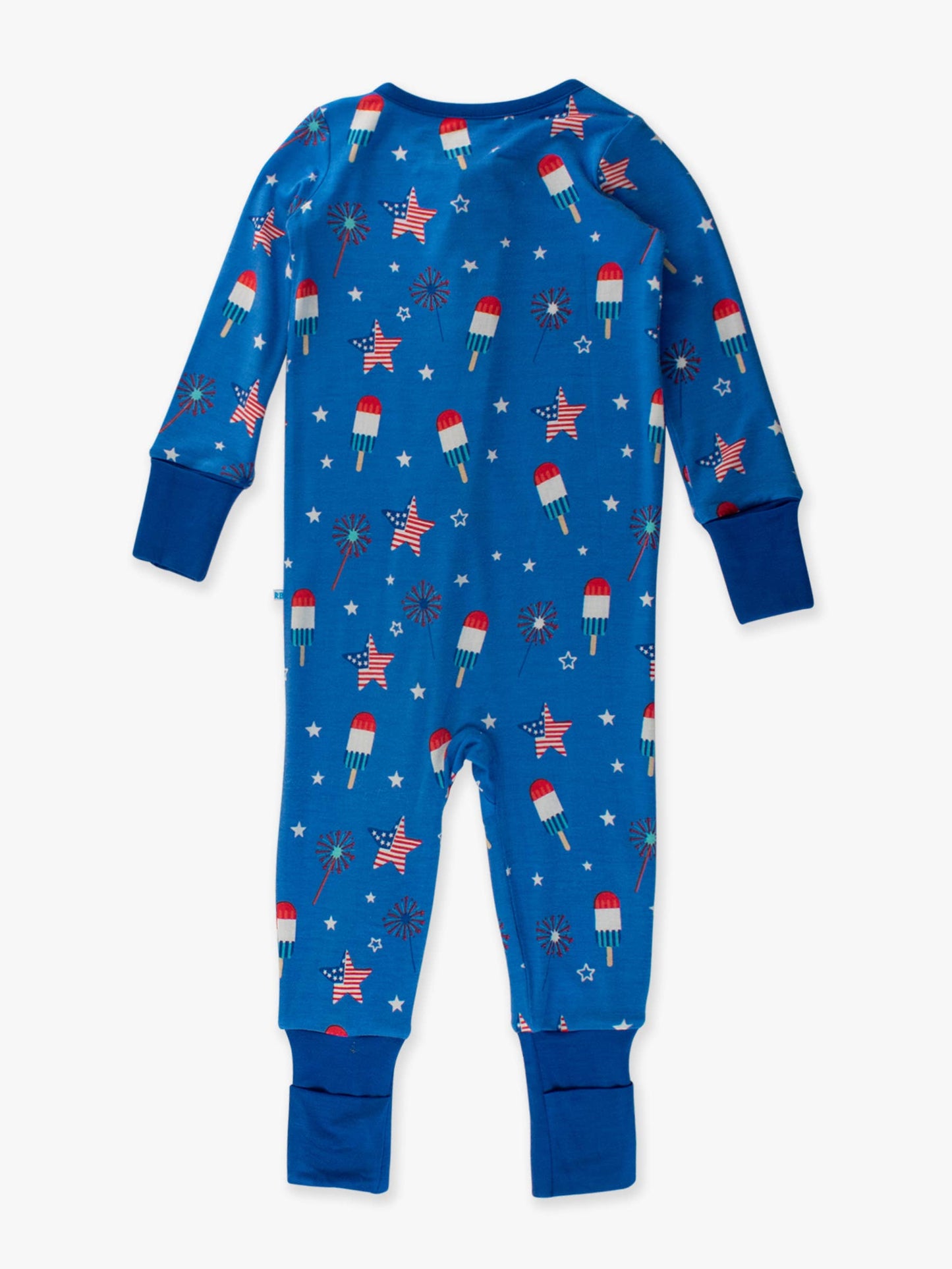 Baby Boys Freedom Fireworks Convertible One Piece Pajamas